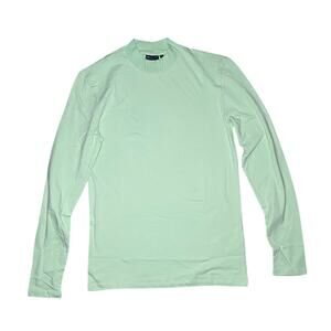 Mint Green Long Sleeve Mock neck - Super Comfy!